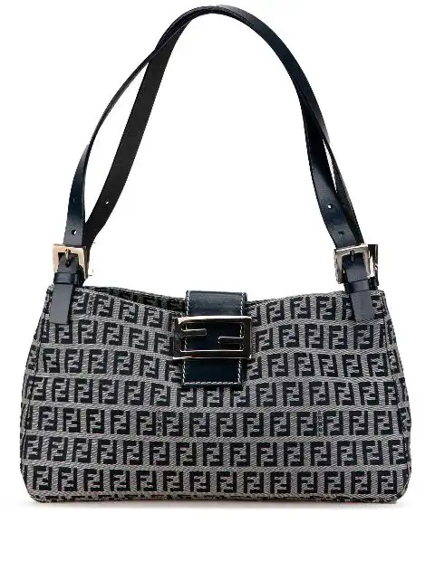 Fendi 2000-2010 Zucchino Canvas shoulder bag