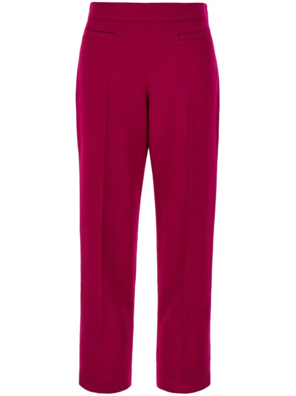 Affordable FENDI wool-blend cropped trousers