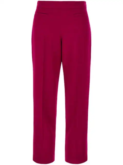 FENDI wool-blend cropped trousers