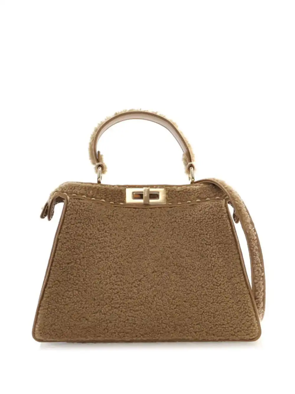 Affordable Fendi 2020-2024 Medium Shearling Peekabo ISeeU satchel