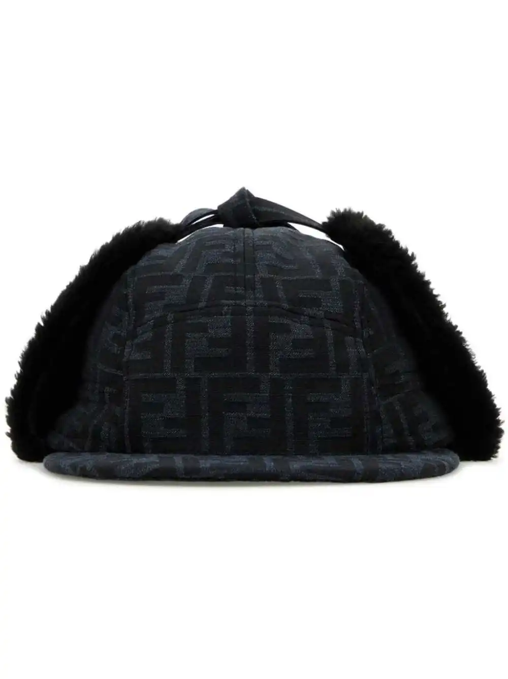 Affordable FENDI FF- logo canvas hat