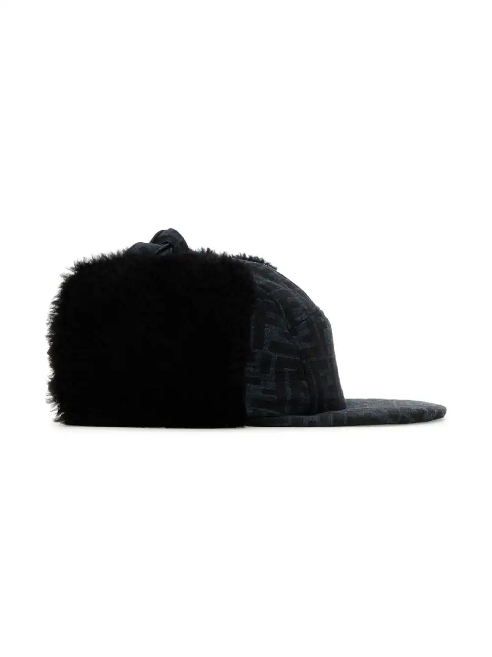 Affordable FENDI FF- logo canvas hat