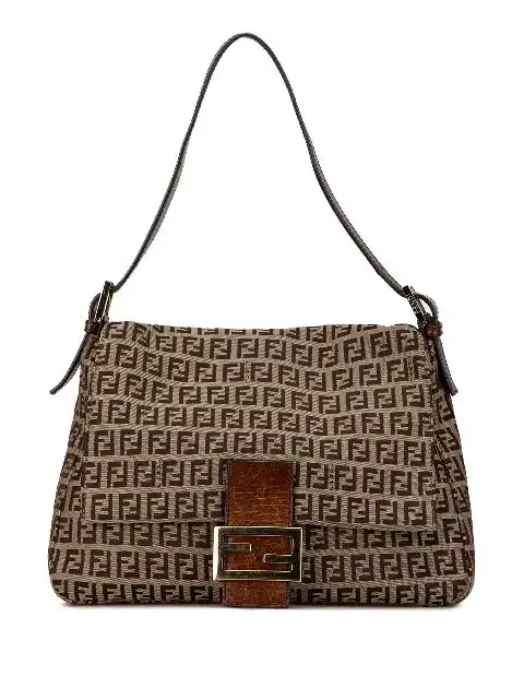 Fendi 20th Century Zucchino Canvas Mamma Forever shoulder bag