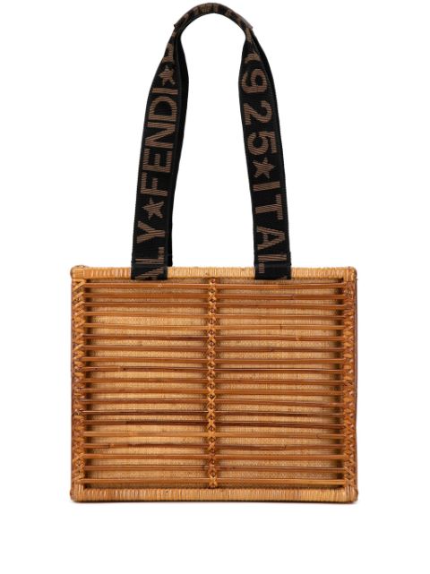 Fendi 20th Century Rattan tote bag