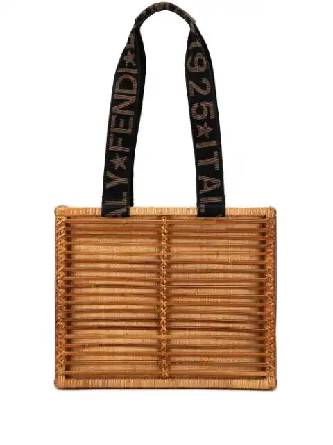 Cheap Fendi 20th Century Rattan tote bag