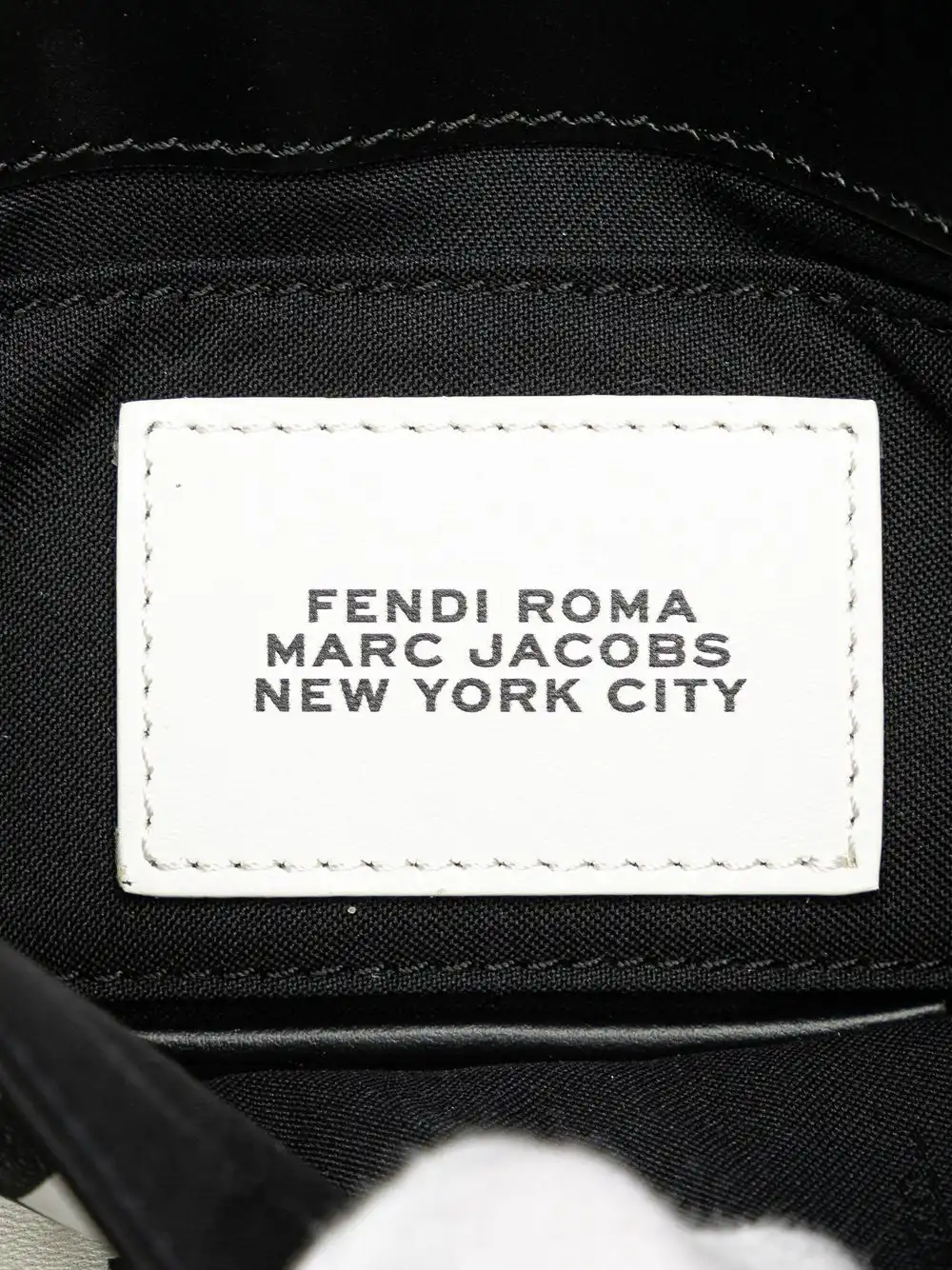 Affordable Fendi 2010-present Marc Jacobs Nappa Vitello King Logo Print Phone Bagbaguette satchel