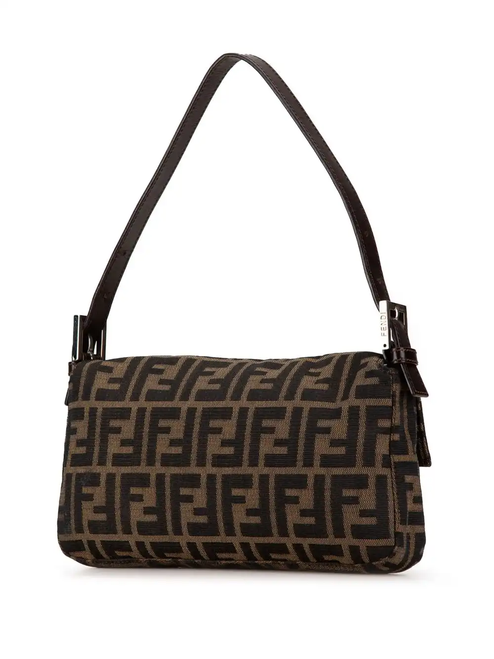 Affordable Fendi 2000-2010 Zucca Canvas baguette shoulder bag