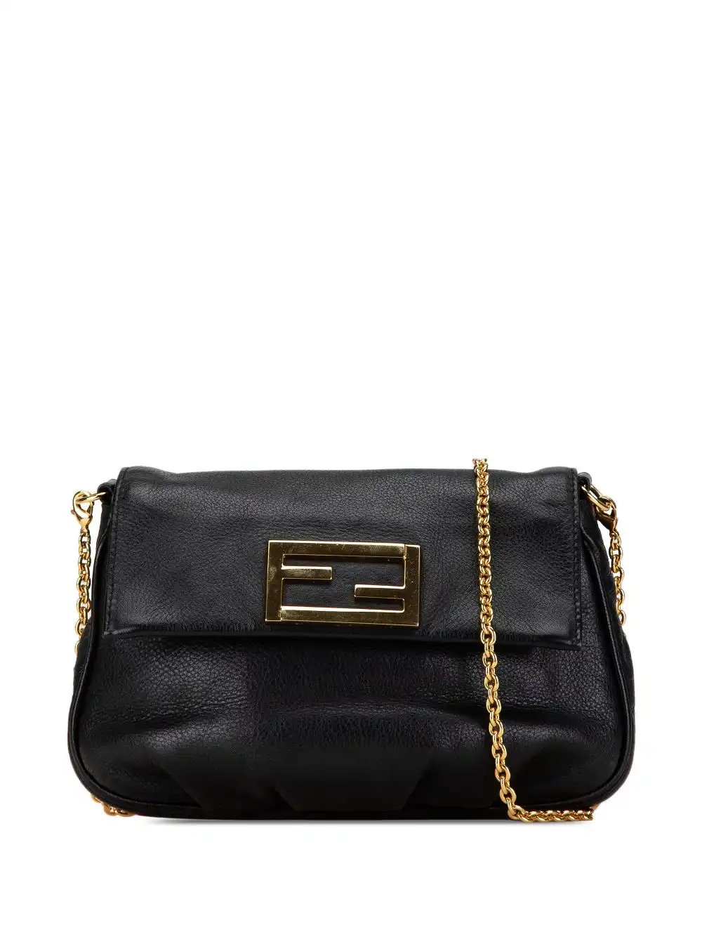 Affordable Fendi 2000-2010 Leather Fendista Pochette crossbody bag