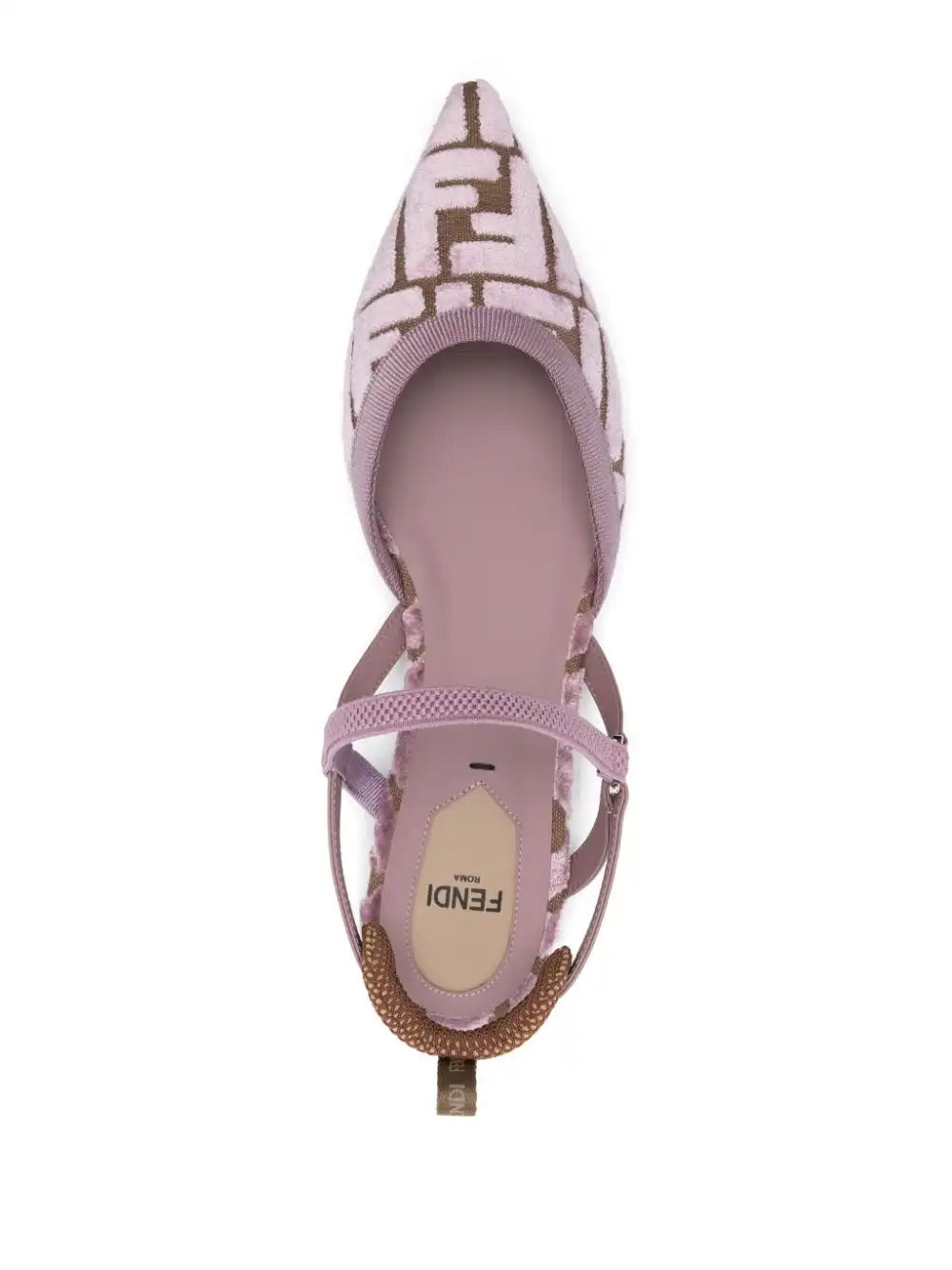 Cheap FENDI Colibri Lite ballet flats