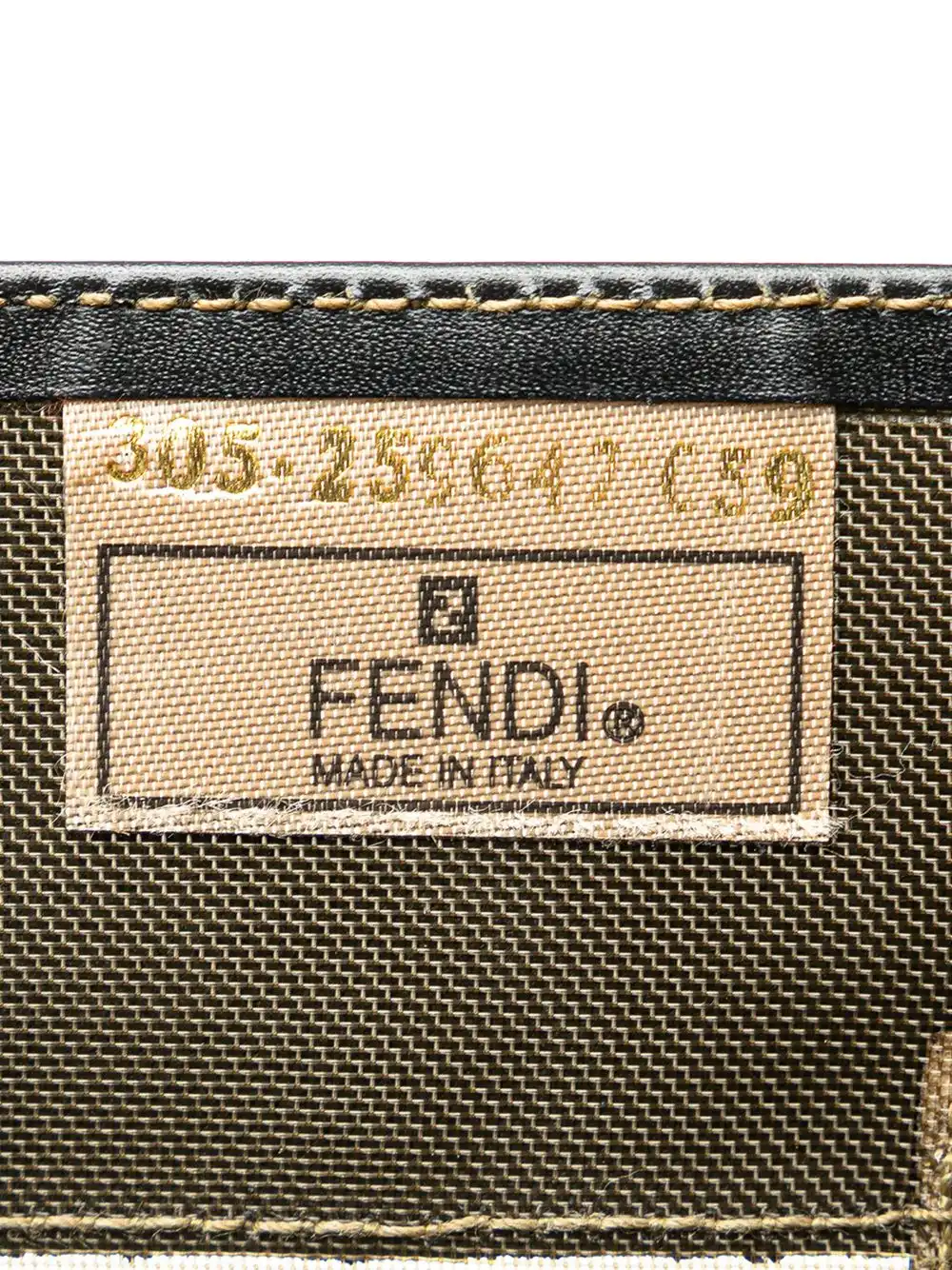 Affordable Fendi 2000-2010 Leather-Trimmed Mesh Logo tote bag