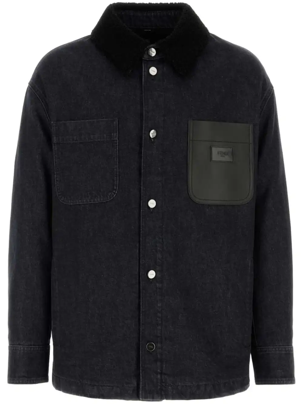 Affordable FENDI denim padded jacket