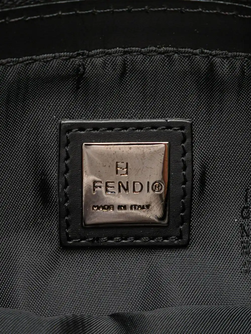 Affordable Fendi 2000-2010 Zucchino Canvas Pochette shoulder bag