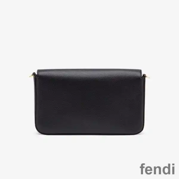 Affordable F is Fendi Chain Pouch In Calf Leather Black