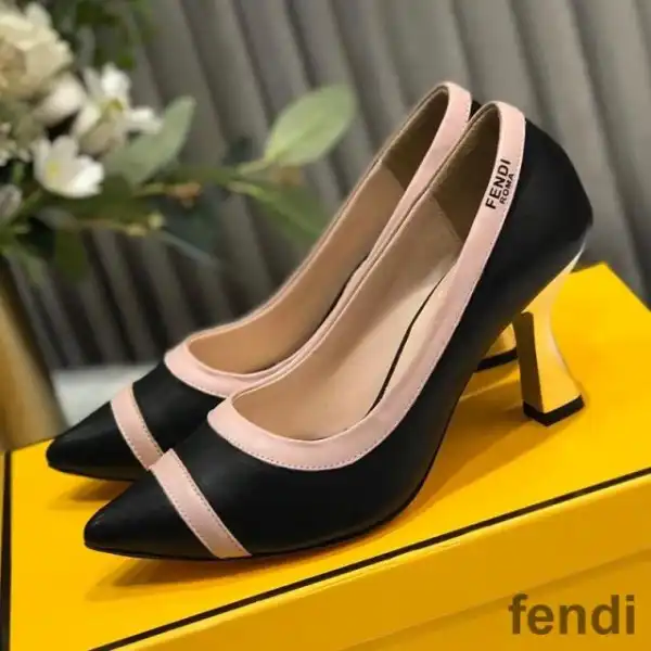 Affordable Fendi Colibri Pumps Women Leather Black