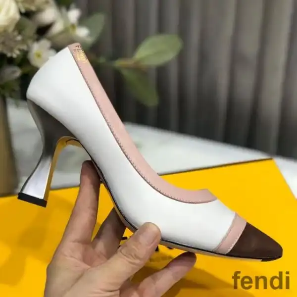 Affordable Fendi Colibri Pumps Women Leather White