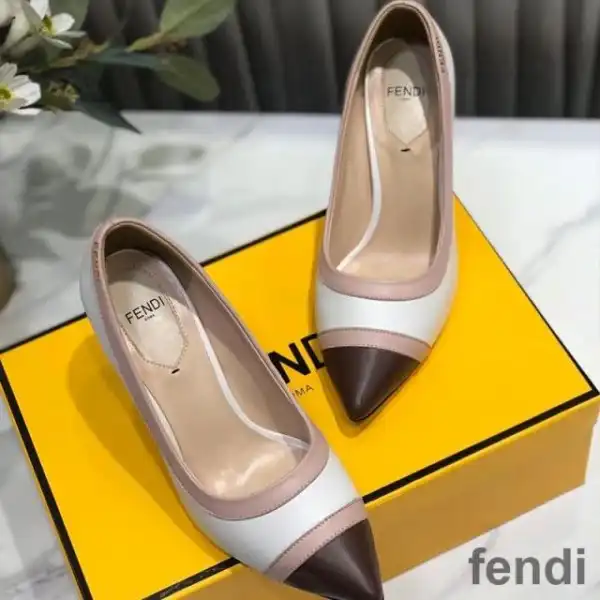 Affordable Fendi Colibri Pumps Women Leather White