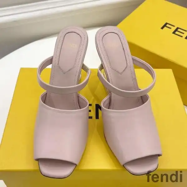 Cheap Fendi First Sandals Women Calf Leather Pink