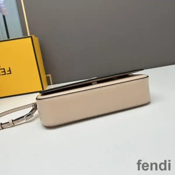 Cheap Fendi First Sight Pouch In Calf Leather Apricot