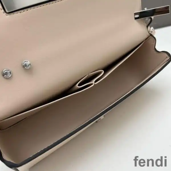 Cheap Fendi First Sight Pouch In Calf Leather Apricot