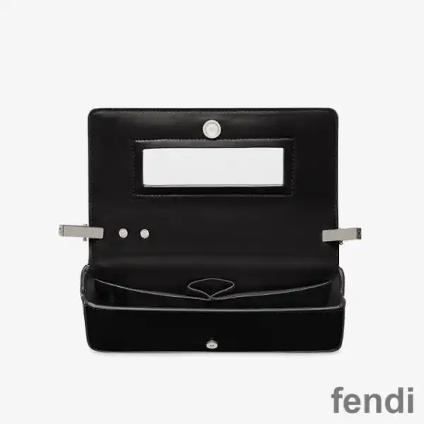 Cheap Fendi First Sight Pouch In Calf Leather Black