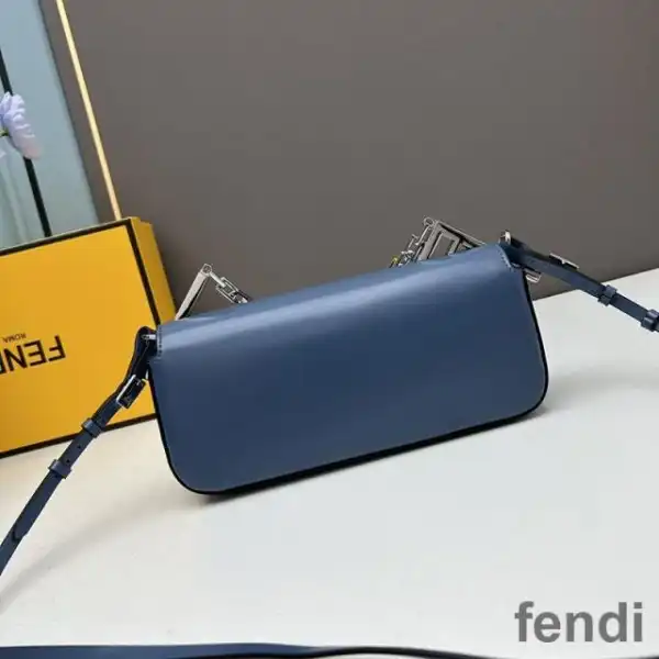 Cheap Fendi First Sight Pouch In Calf Leather Blue