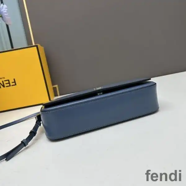 Cheap Fendi First Sight Pouch In Calf Leather Blue