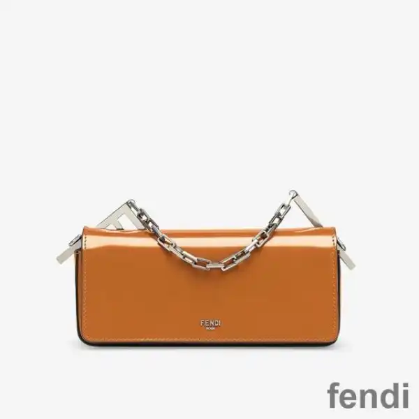 Cheap Fendi First Sight Pouch In Calf Leather Brown