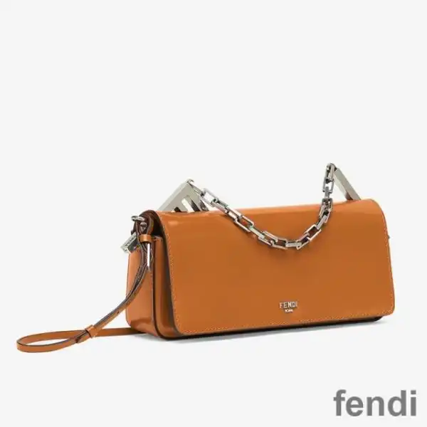 Cheap Fendi First Sight Pouch In Calf Leather Brown