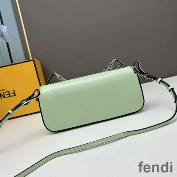 Cheap Fendi First Sight Pouch In Calf Leather Green