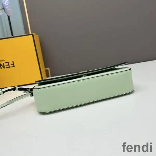 Cheap Fendi First Sight Pouch In Calf Leather Green