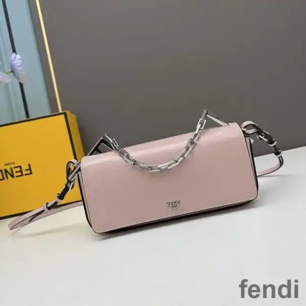 Cheap Fendi First Sight Pouch In Calf Leather Pink