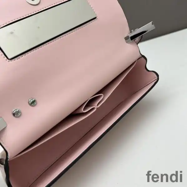 Cheap Fendi First Sight Pouch In Calf Leather Pink