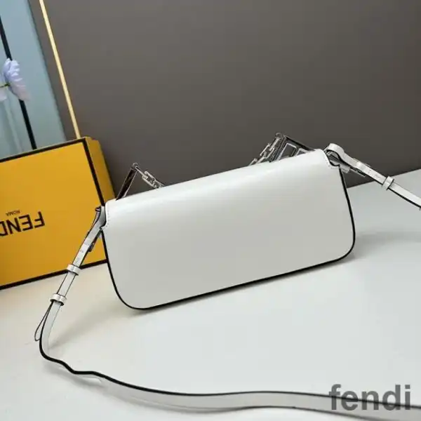 Affordable Fendi First Sight Pouch In Calf Leather White