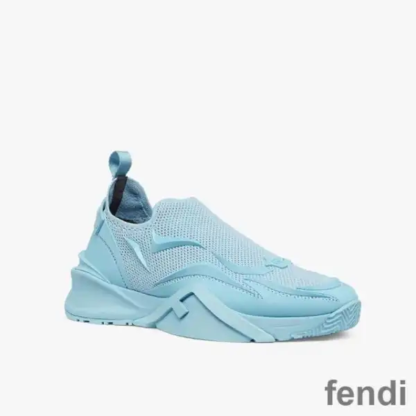 Affordable Fendi Flow Sneakers Unisex Mesh Blue