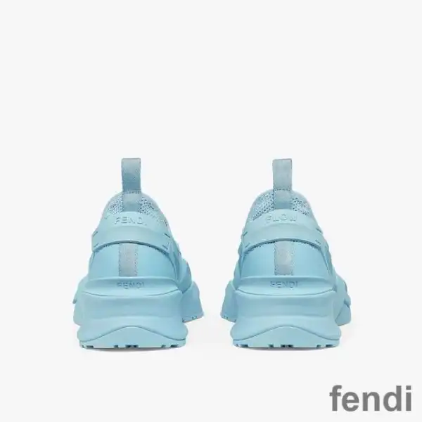 Affordable Fendi Flow Sneakers Unisex Mesh Blue