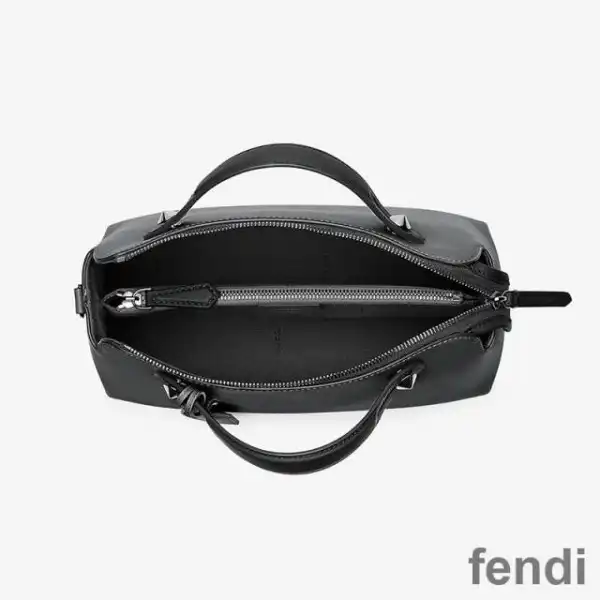 Cheap Fendi Medium By The Way Boston Bag In Calfskin Black