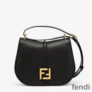 Affordable Fendi Medium C'mon Bag In Calf Leather Black