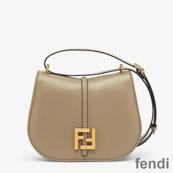 Affordable Fendi Medium C'mon Bag In Calf Leather Grey