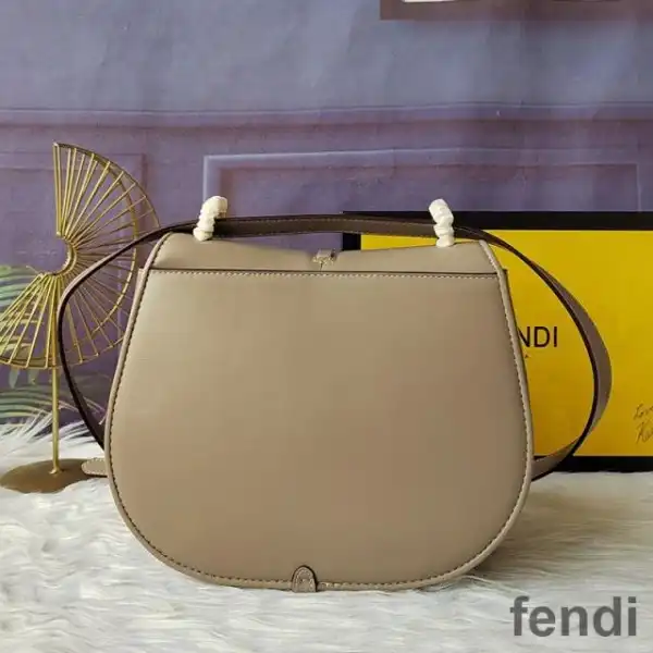 Affordable Fendi Medium C'mon Bag In Calf Leather Grey