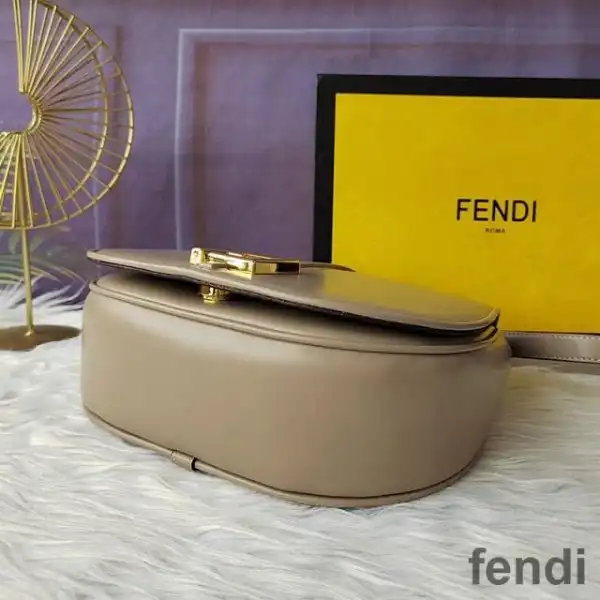 Affordable Fendi Medium C'mon Bag In Calf Leather Grey