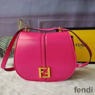 Fendi Medium C'mon Bag In Calf Leather Rose