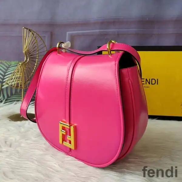 Affordable Fendi Medium C'mon Bag In Calf Leather Rose