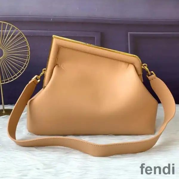 Cheap Fendi Medium First Bag In Nappa Leather Beige