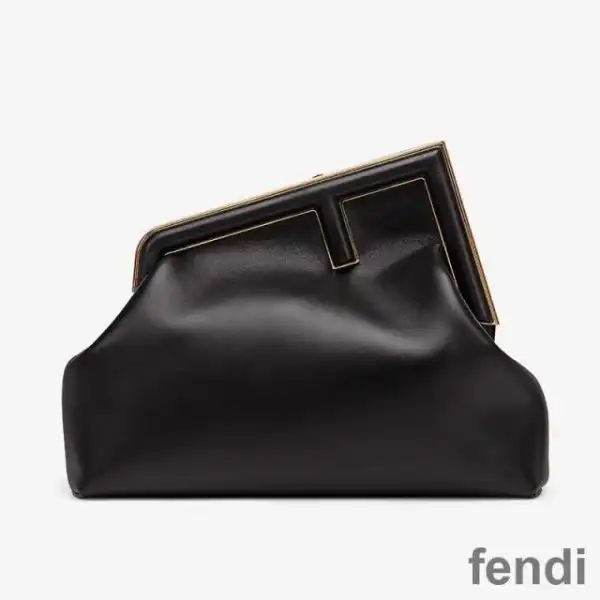 Affordable Fendi Medium First Bag In Nappa Leather Black