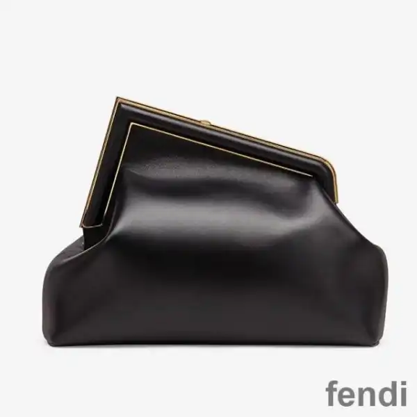 Affordable Fendi Medium First Bag In Nappa Leather Black