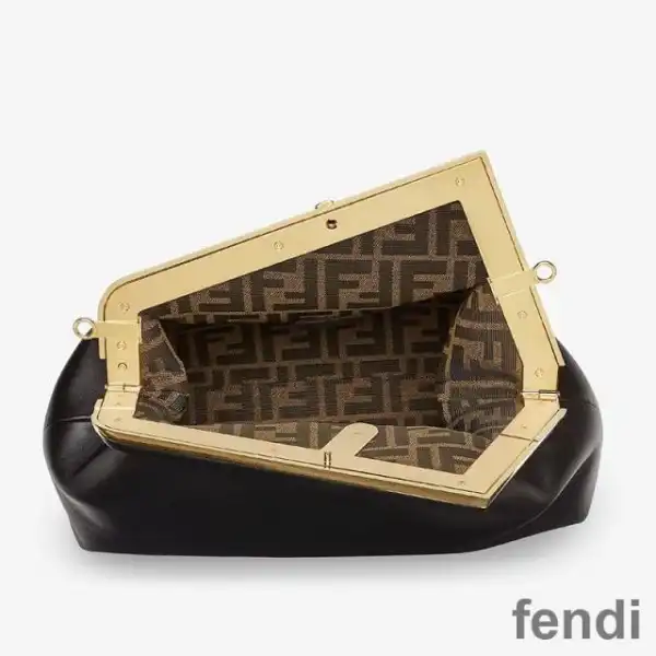 Affordable Fendi Medium First Bag In Nappa Leather Black