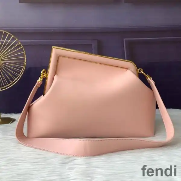 Cheap Fendi Medium First Bag In Nappa Leather Pink