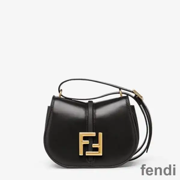 Affordable Fendi Mini C'mon Bag In Calf Leather Black