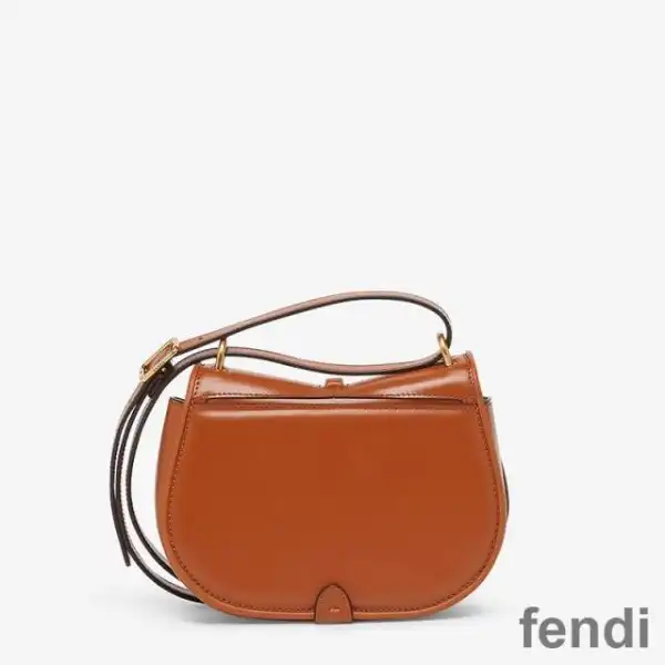 Affordable Fendi Mini C'mon Bag In Calf Leather Brown