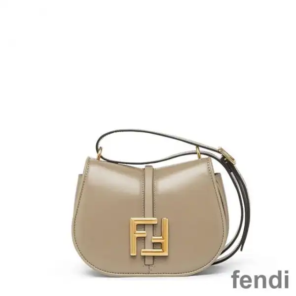 Affordable Fendi Mini C'mon Bag In Calf Leather Grey